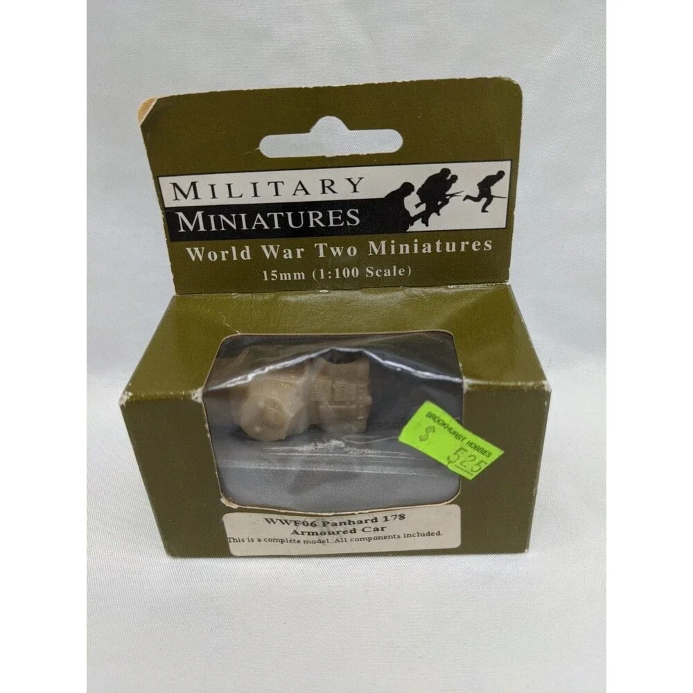 Military Miniatures WWII 15mm 1/100 Scale WWF06 Panhard 178 Armoured Car